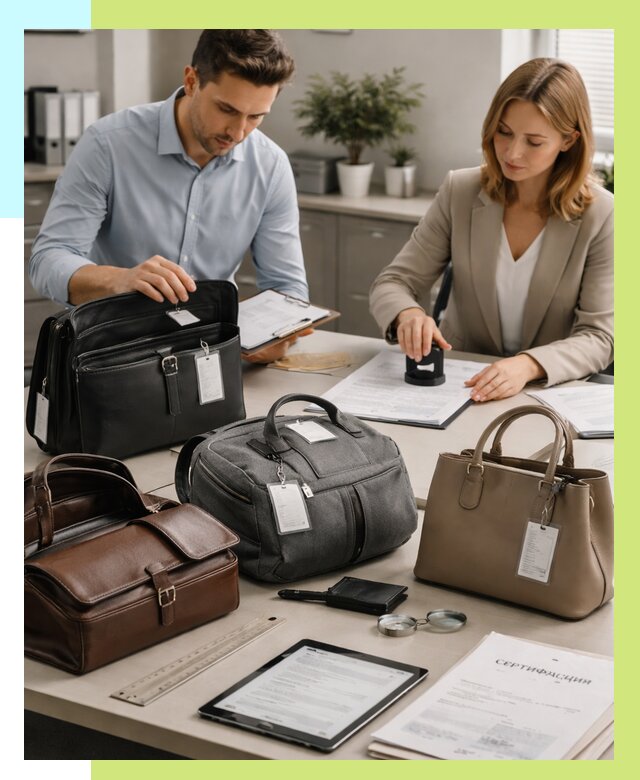 Сертификация сумок в Сосновоборске от 7759 руб. | Алешин-Ссб