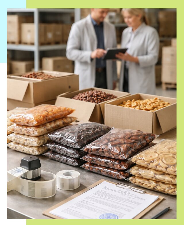 Сертификация сухофруктов в Сосновоборске от 12414 р. | Алешин-Ссб под ключ