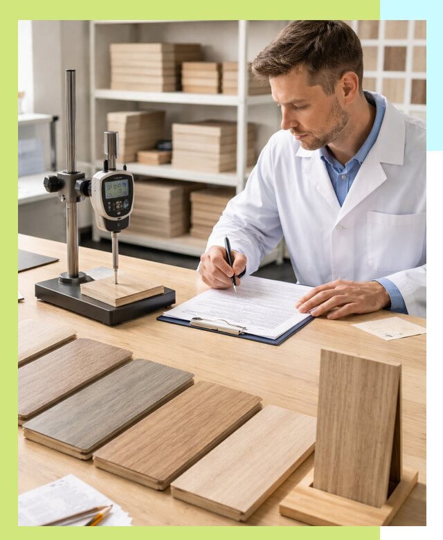 Сертификация ламината с испытаниями и оформлением документов в Сосновоборске