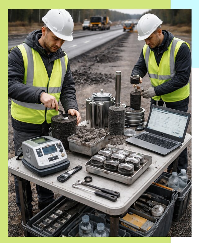 Сертификация асфальта: испытания и подтверждение в Сосновоборске