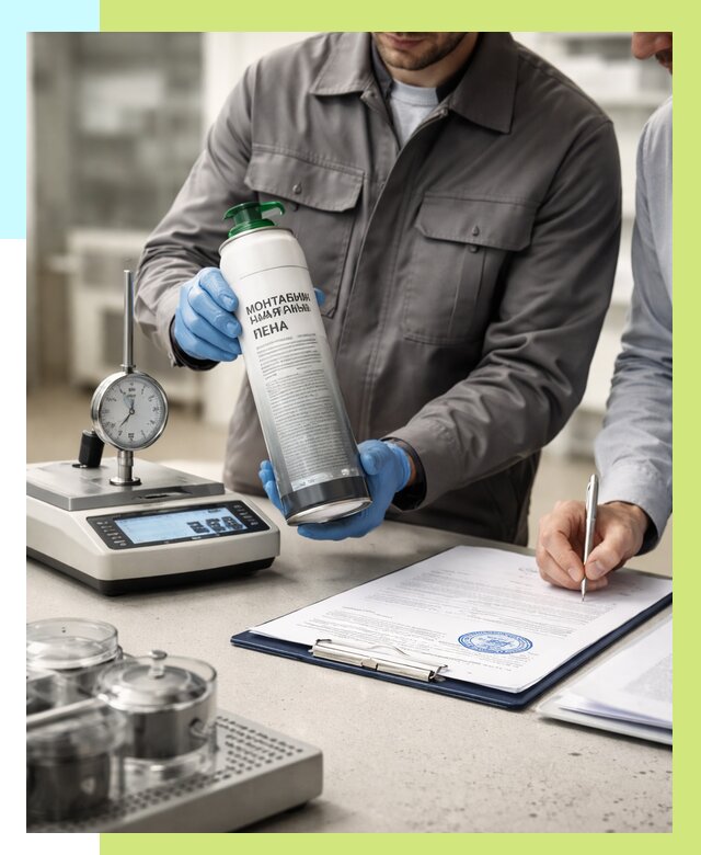 Сертификация монтажной пены в Сосновоборске от 15518 р. | Алешин-Ссб