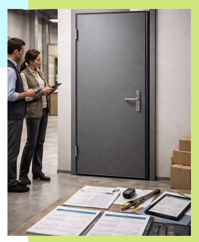 Сертификация противопожарных дверей в Сосновоборске от 9311 р. | Алешин-Ссб