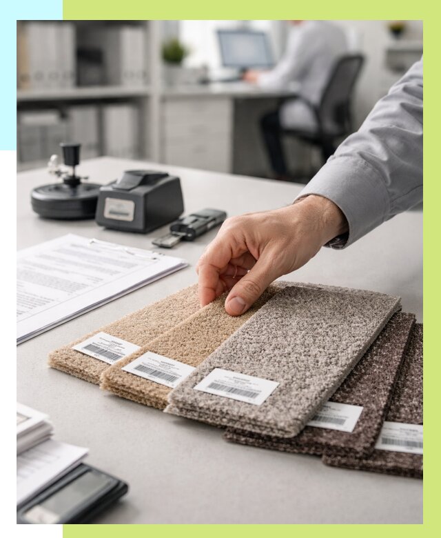 Сертификация ковролина в Сосновоборске от 15518 р., Алешин-Ссб