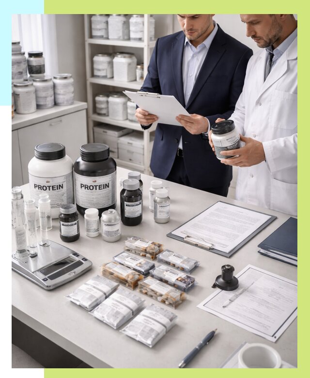 Сертификация спортивного питания в Сосновоборске от 15518 р., Алешин-Ссб