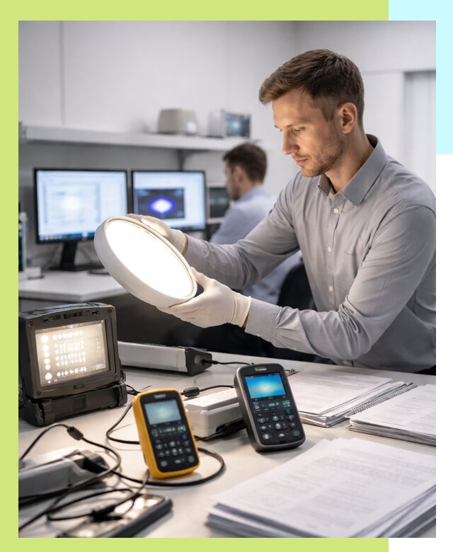 Сертификация светильников в Сосновоборске: испытания и оформление