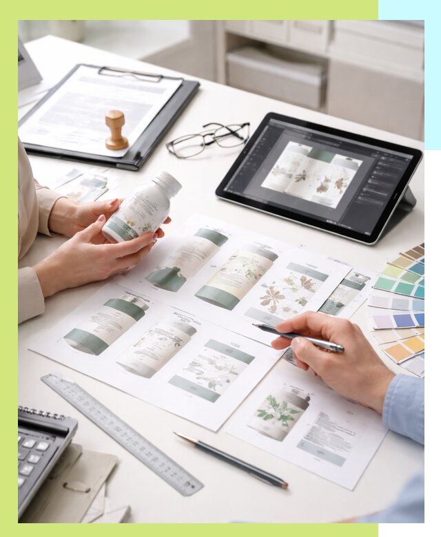 Профессиональная разработка дизайна и текста этикетки продукции в Сосновоборске