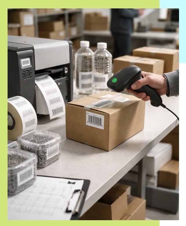 Штрихкодирование продукции и маркировка для продажи в Сосновоборске