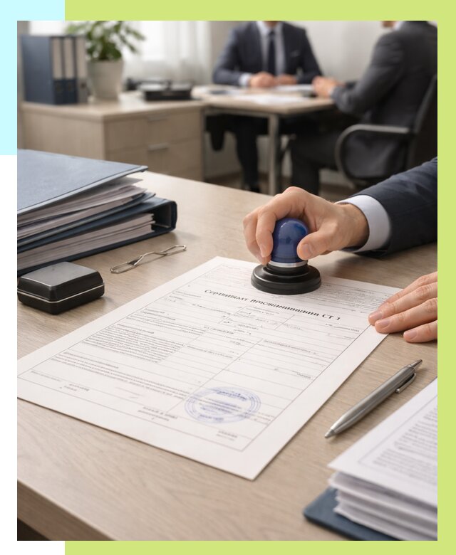 Сертификат происхождения СТ 1 в Сосновоборске от 4655 р. | Алешин-Ссб