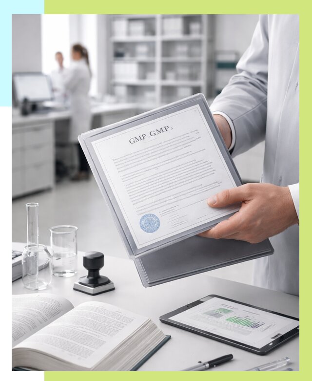 Сертификат GMP в Сосновоборске под ключ от 87933 р. | Алешин-Ссб