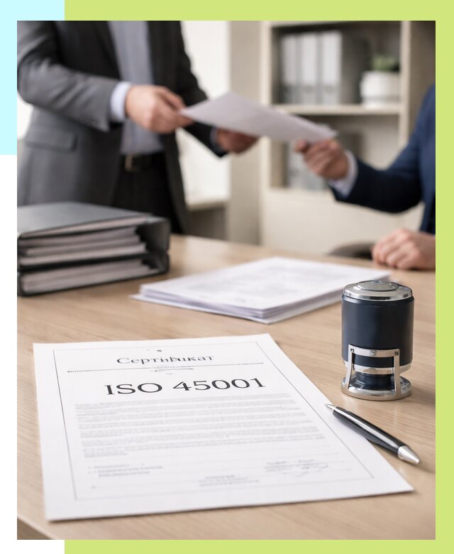 Сертификат ISO 45001 в Сосновоборске под ключ от 46553 р. | Алешин-Ссб