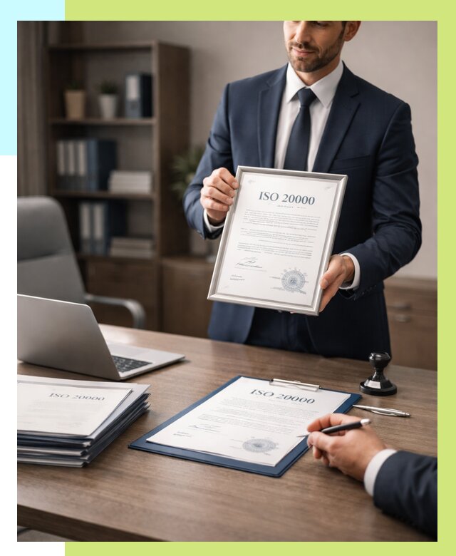 Сертификат ISO 20000 в Сосновоборске под ключ от 124140 р., Алешин-Ссб